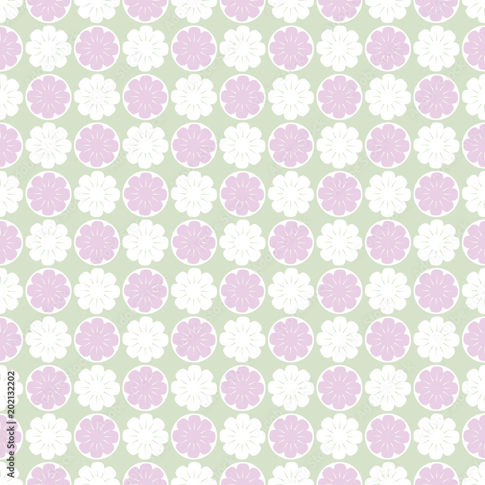 spring cute tiny floral pattern background