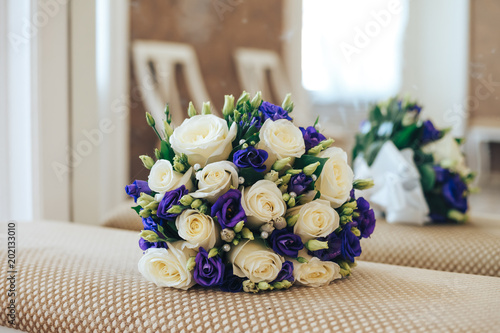Wedding bouquet. Bride's flowers photo