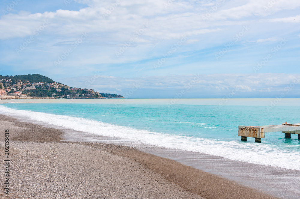 jetty pier in Nizza Nice