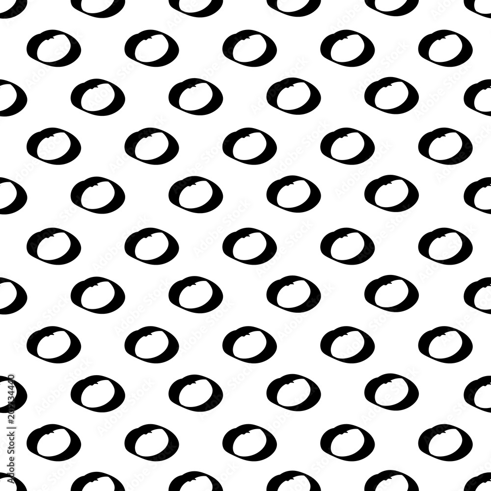 Abstract polka dot pattern. Hand drawn dots. Seamless pattern. monochrome polka dot pattern for fabric, wallpapers, wrapping paper, cards and web backgrounds.