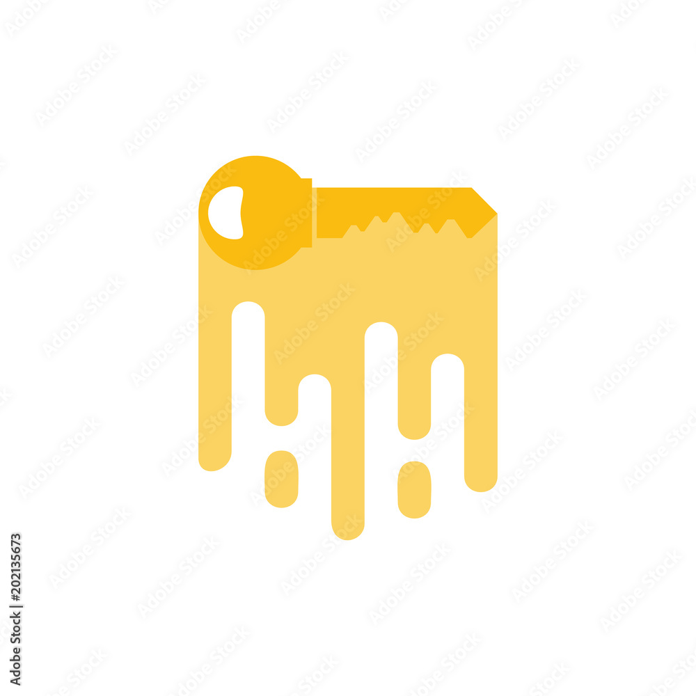 Key Paint Logo Icon Design Key Paint Logo Icon Design