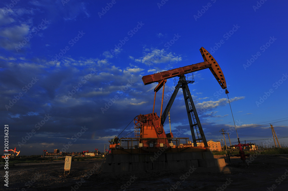 Fototapeta premium The oil pump