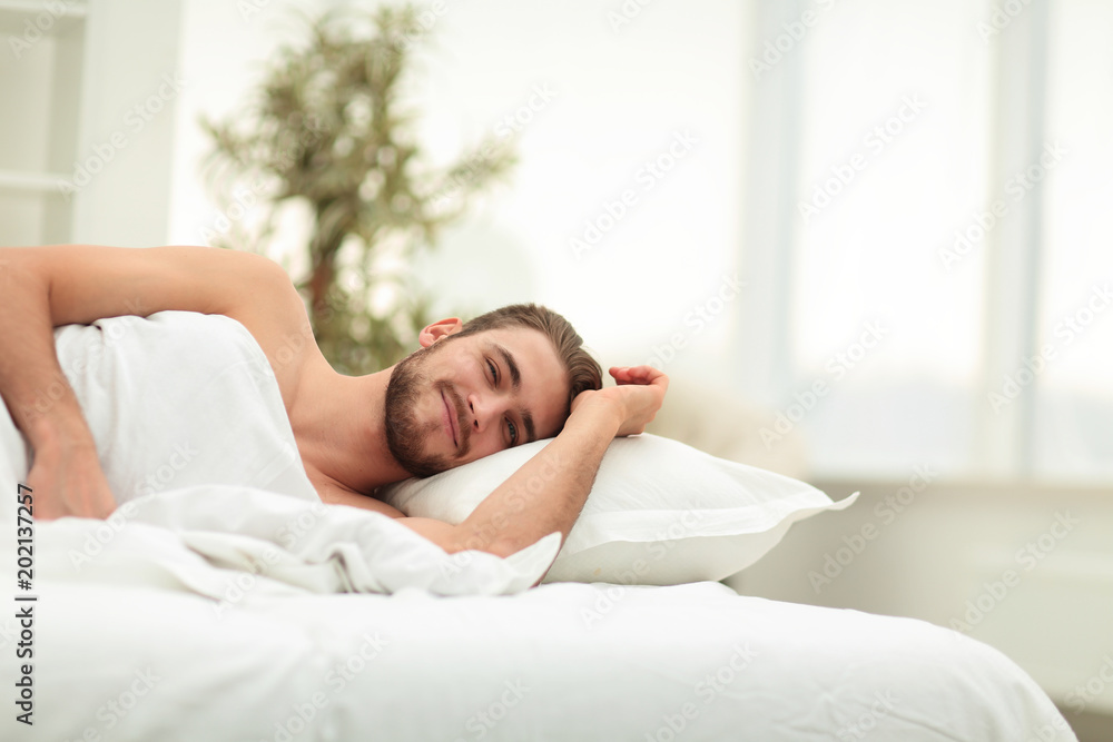 business man resting in a comfortable hotel room business man resting in a comfortable hotel room