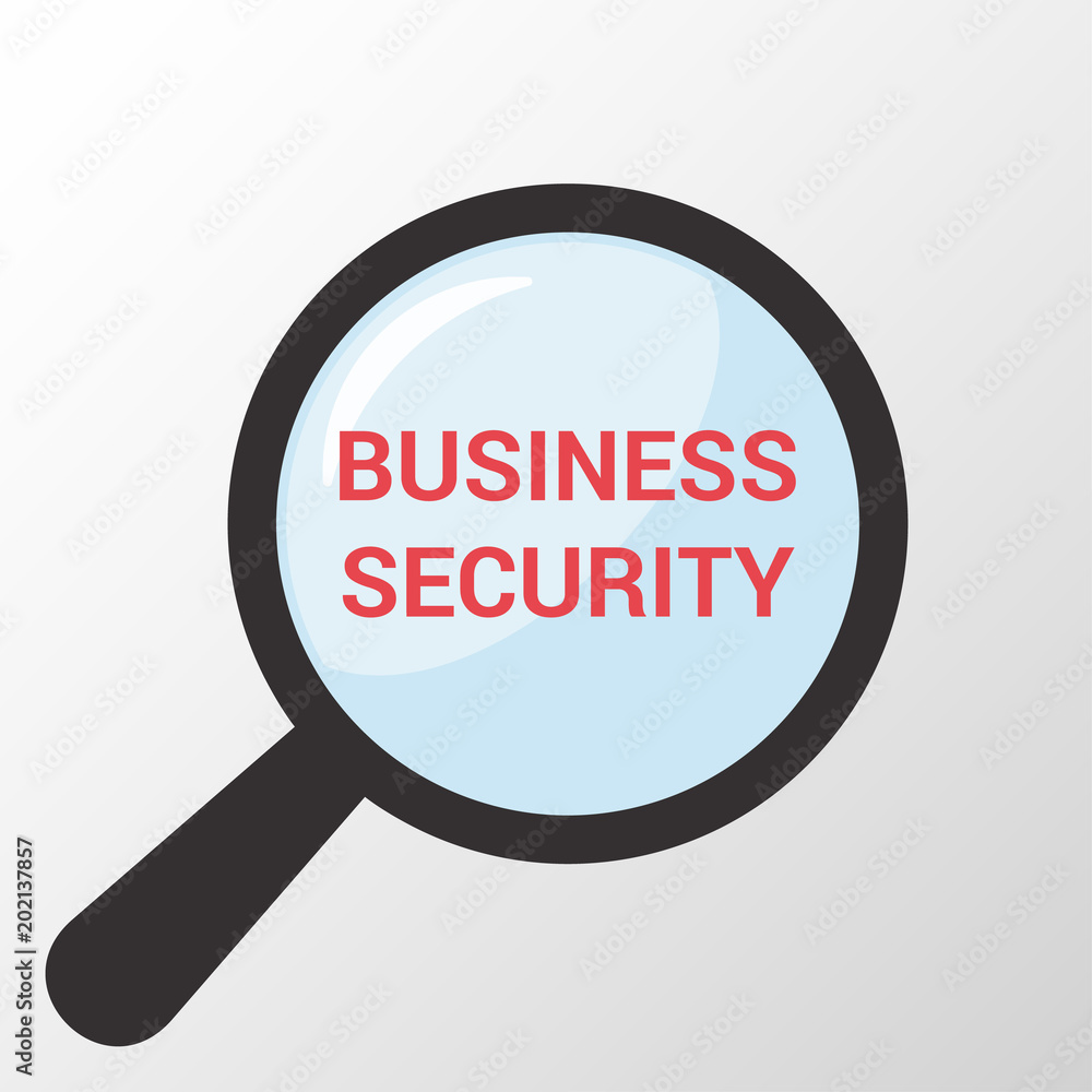 Privacy Concept: Magnifying Optical Glass With Words Business Security Privacy Concept: Magnifying Optical Glass With Words Business Security