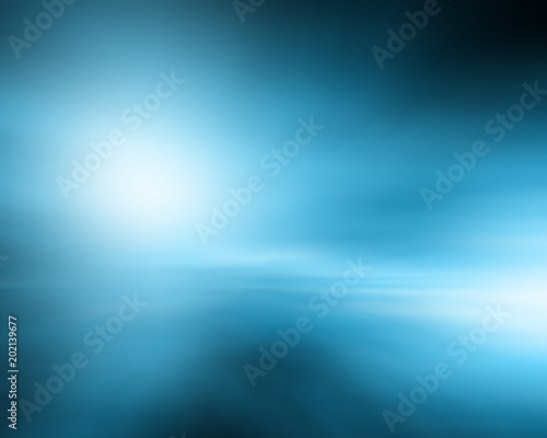 Blurred blue abstract background