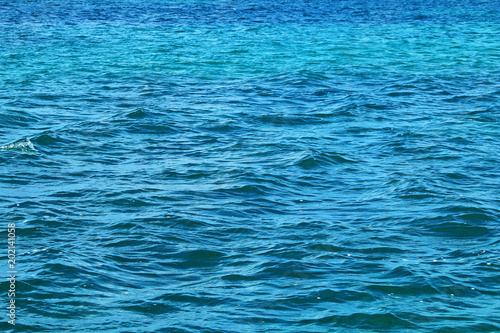 Texture of sea surface with beautiful water color