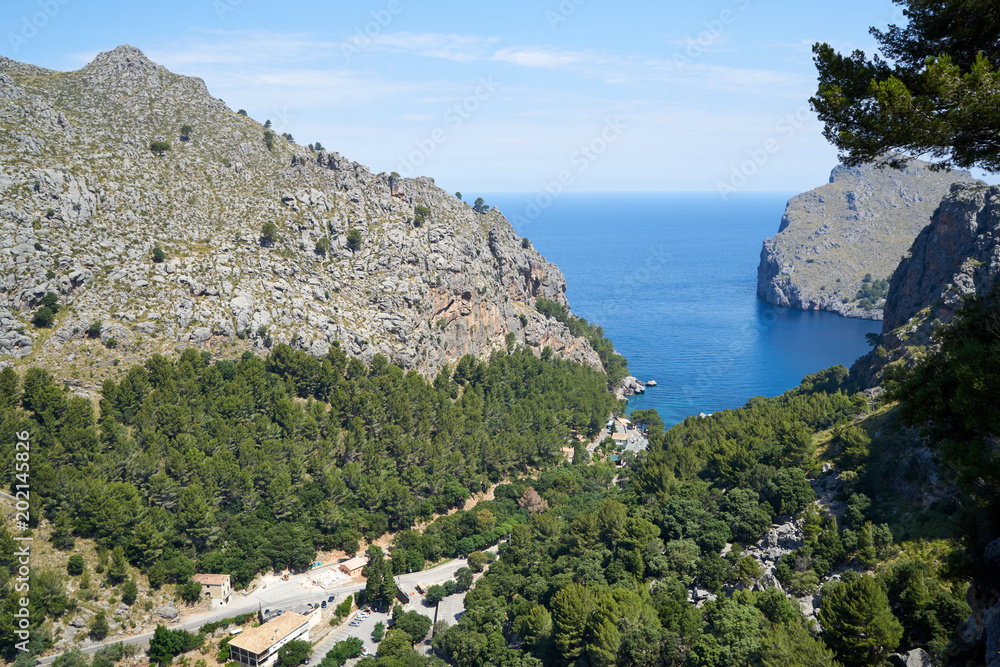 Gebirge und Meer im Nordwesten Mallorcas um den Porta de Sa Calobra