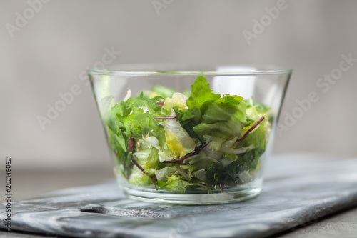 Fresh green salad