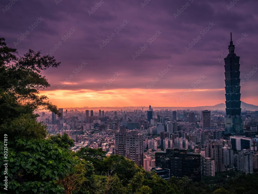 Naklejka premium Taipei 101