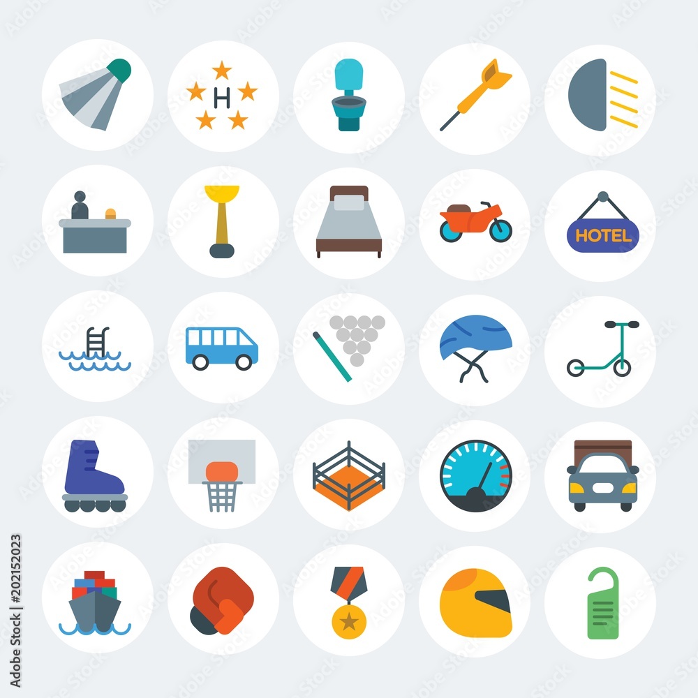 Modern Simple Set of transports, hotel, sports Vector flat Icons. Contains such Icons as truck, do, fight, car, game, ocean and more on white cricle background. Fully Editable. Pixel Perfect. Modern Simple Set of transports, hotel, sports Vector flat Icons. Contains such Icons as truck, do, fight, car, game, ocean and more on white cricle background. Fully Editable. Pixel Perfect.