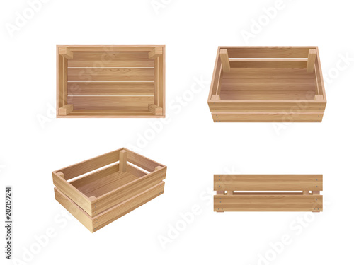 Empty Wooden Crates