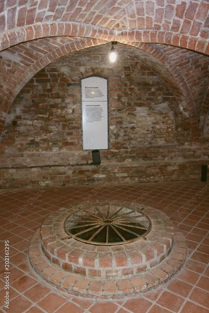 Kloster Cismar, Brunnenkeller mit Quelle, Schleswig-Holstein, 