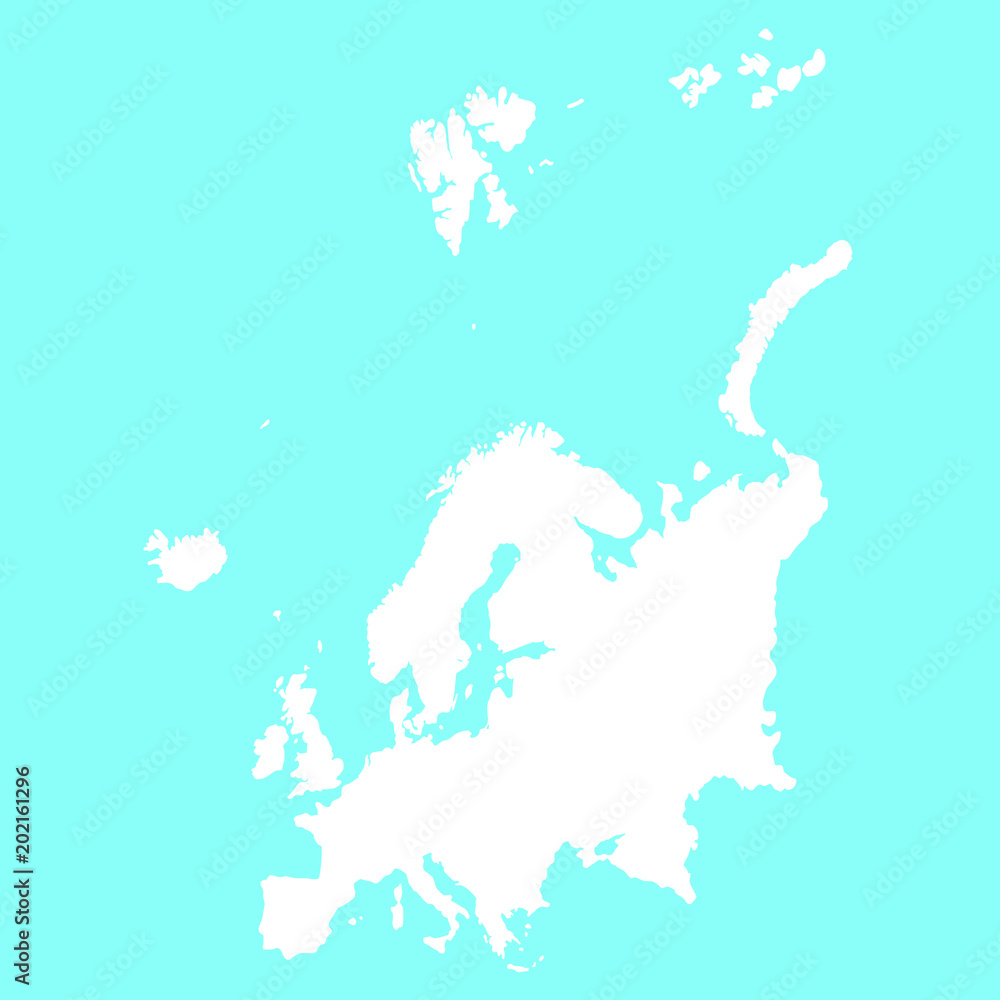 europe map vector