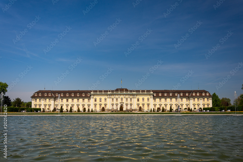 The Palace of Ludwigsburg, near Stuttgart, one of Germany's largest Baroque palaces