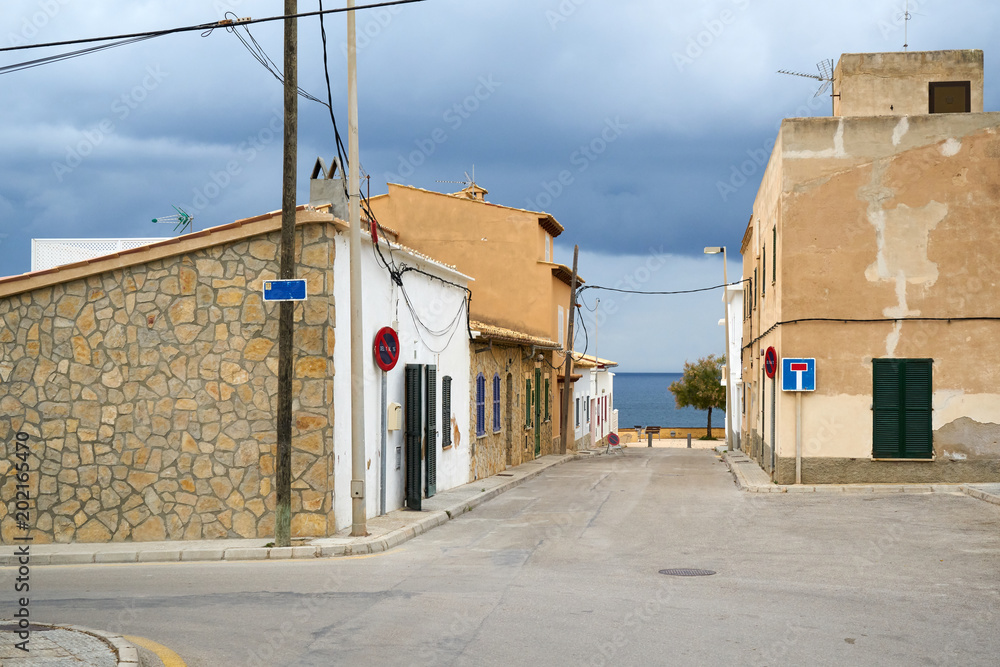 Landschaft der Westküste auf Mallorca rund um den Ort Sant Elm