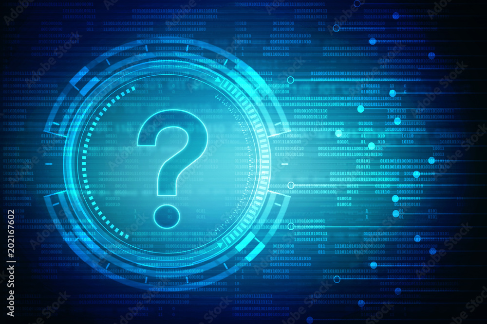 2d illustration question mark
2d illustration question mark