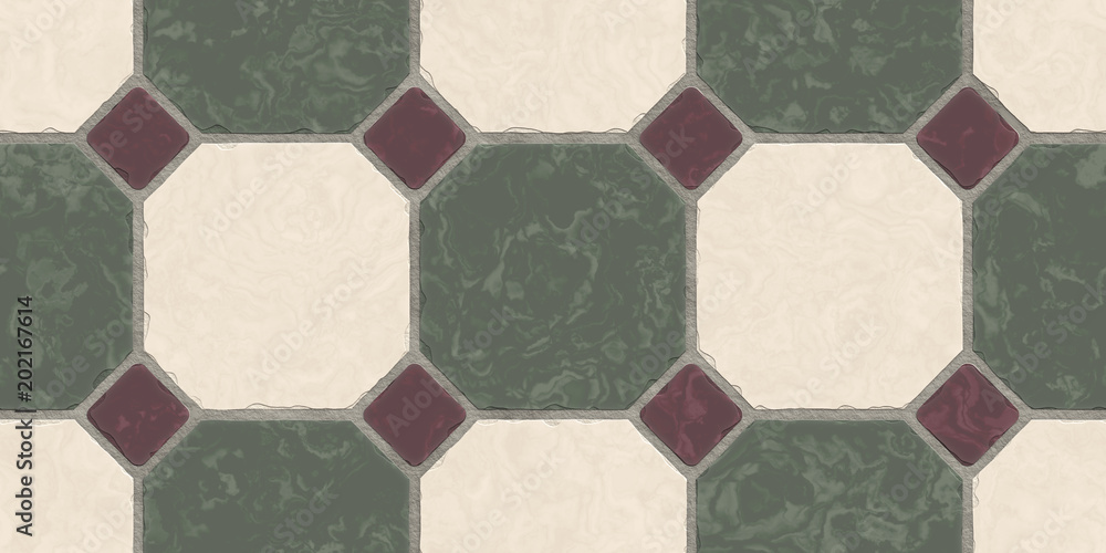 Beige Bogie Green Seamless Classic, Toilet Floor Tiles Texture