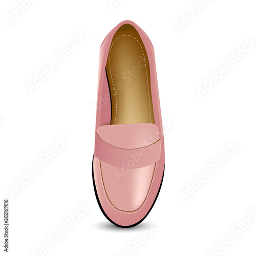 pink shoes loafers
