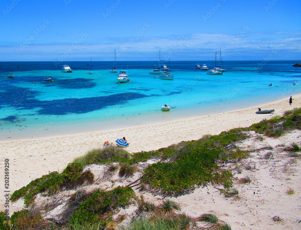Boats in Rottnest Island