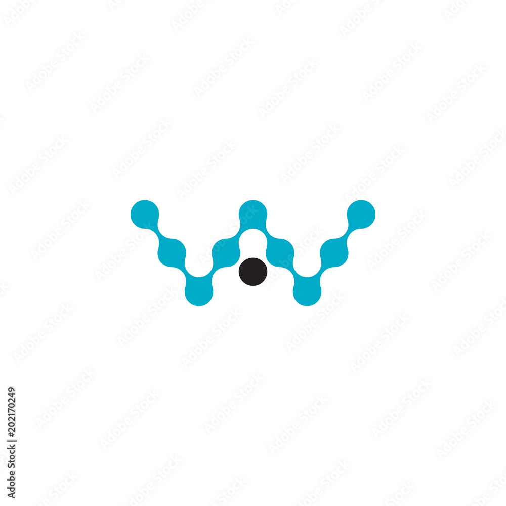 initial letter WA logo vector initial letter WA logo vector