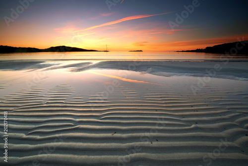 Cala Brandinchi zum Sonnenaufgang