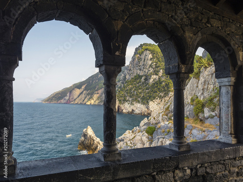 Arches of the Church of San Pedro in Porto Venere