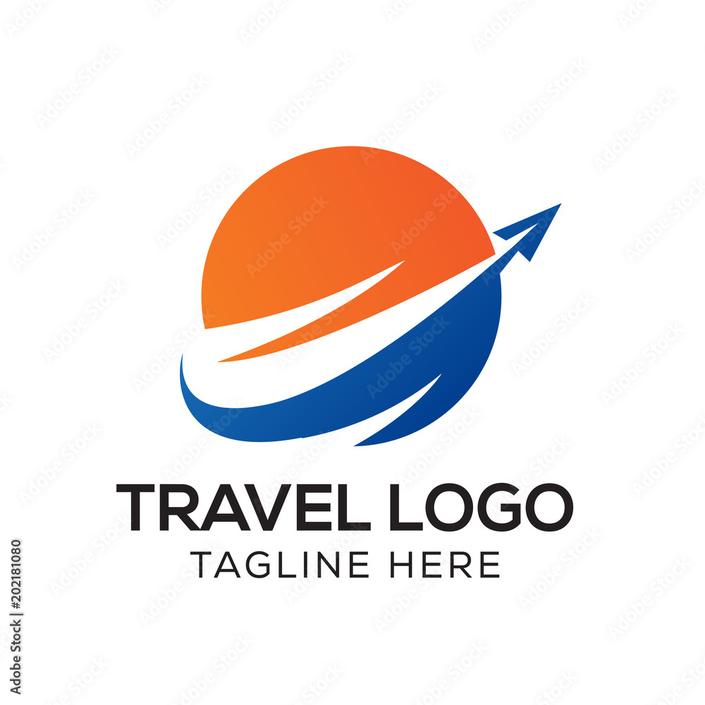 Travel Logo Template, Holiday Logo Template Travel Logo Template, Holiday Logo Template