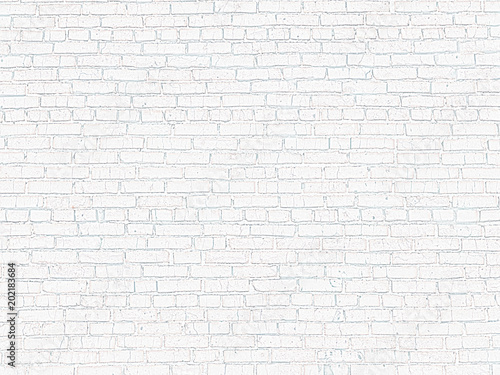 old brick wall of white brick.