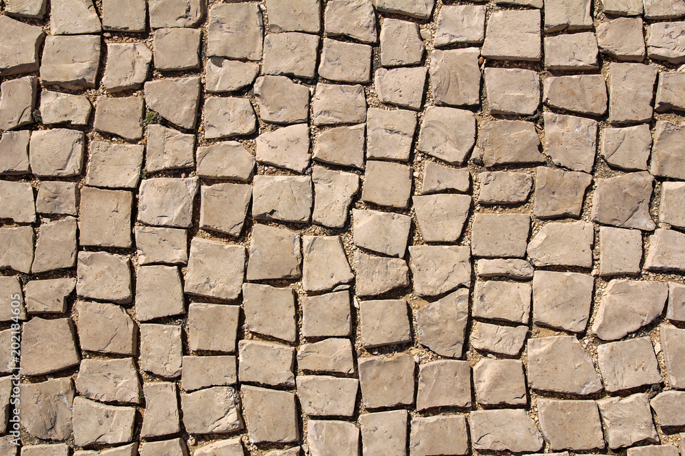 cobbled pavement background