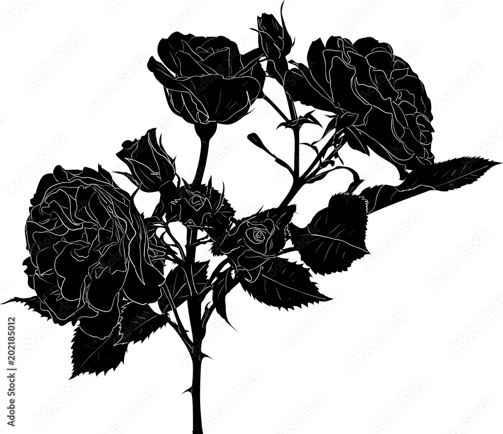 How to Draw a Rose Bush - Really Easy Drawing Tutorial