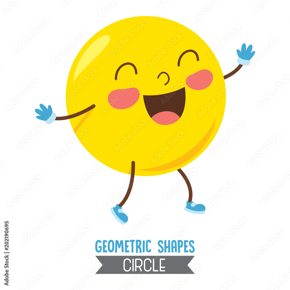 Vector Illustration Of Circle Geometric Shape Vector Illustration Of Circle Geometric Shape