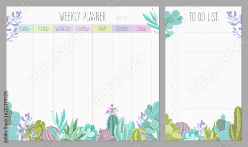 Weekly Planner Design