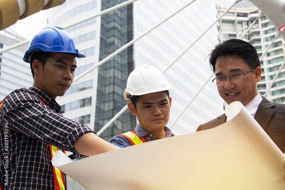 Engineering team for planning design, Engineer concept.. Engineering team for planning design, Engineer concept..