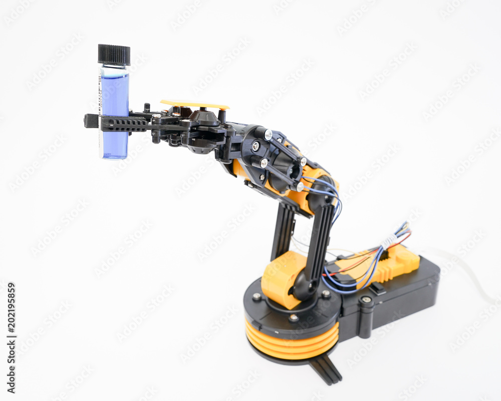 Plastic robot arm model Plastic robot arm model
