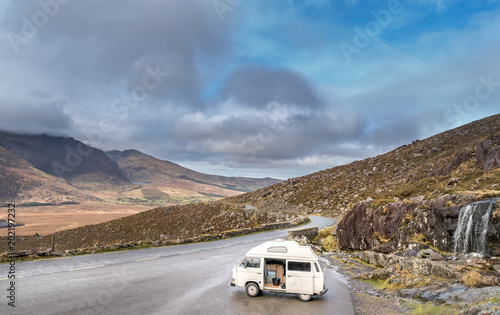 campervan in wild scotland Ireland camping © Peter