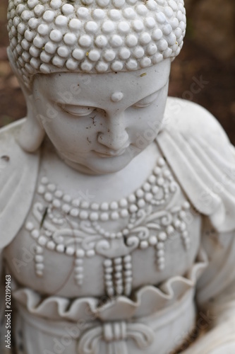 Peaceful Buddha statue