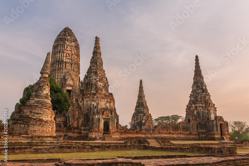 Wat Chaiwatthanaram Temple in Ayutthaya Historical Park, Thailand © Mazur Travel