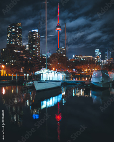 Photography Toronto Waterfront Epic Night City Skyline Views