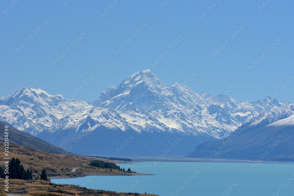Mount Cook und Lake Pukaki