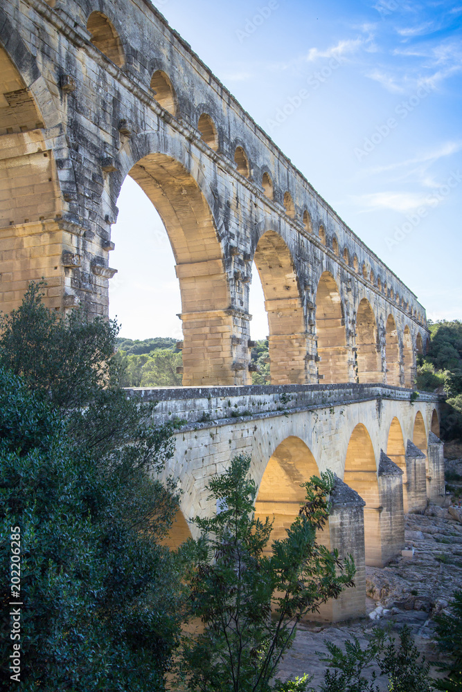 Obraz premium Pont du Gard, France