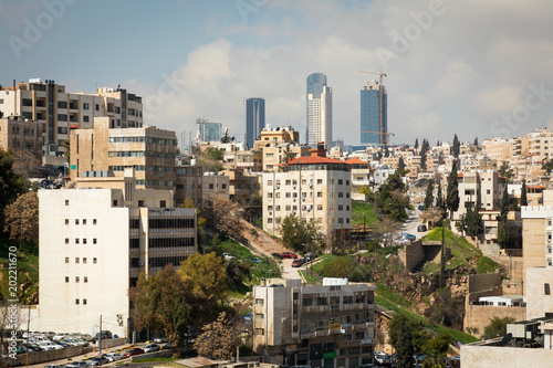 City of Amman  the capital of Jordan.