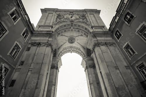 Rua Augusta Arch in Lisbon  Portugal