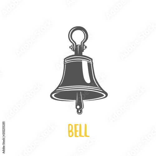 Bell illustration. Logotypes and badges.