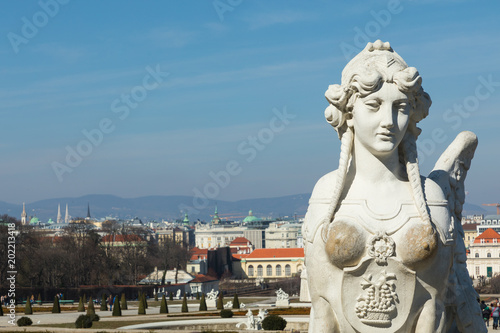 Photography Traditional architecture in old town in Vienna, Austria.