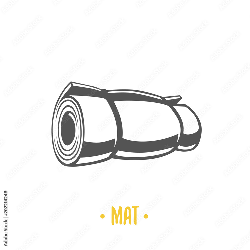 Mat illustration. Vector illustration. Mat illustration. Vector illustration.