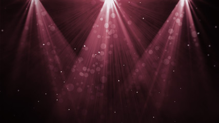 Pink background with a spotlight for night performance: abstract