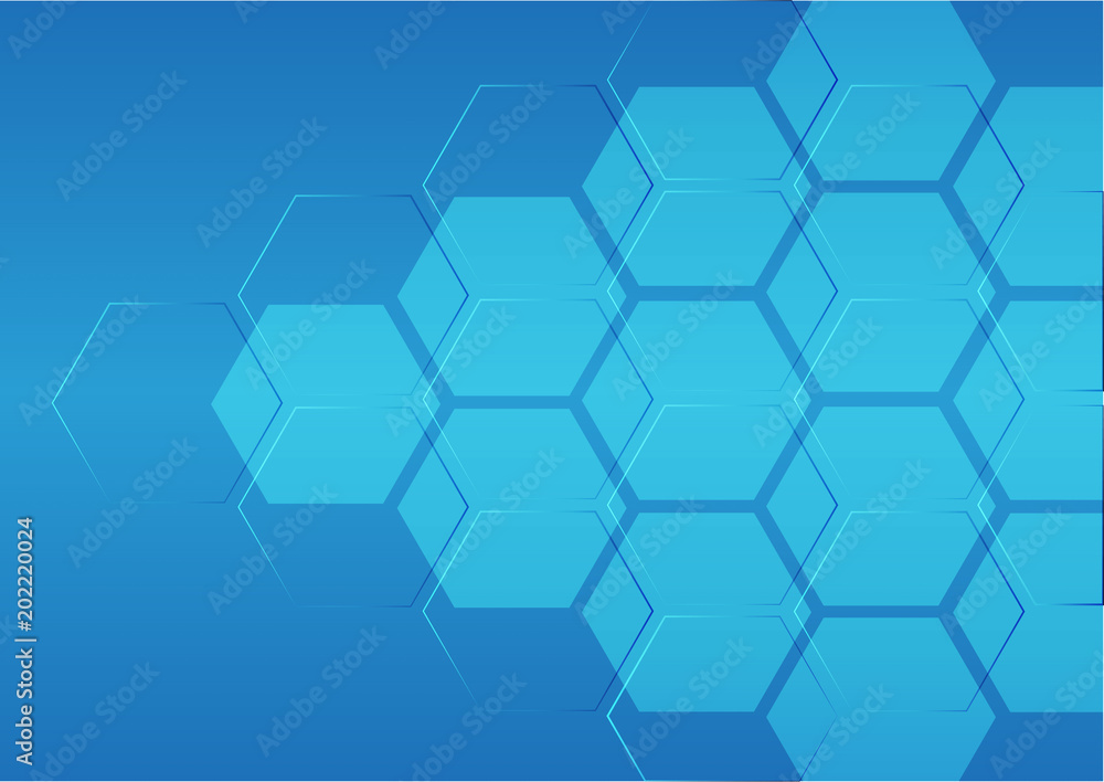 Abstract Vector Background With Hexagons Abstract Vector Background With Hexagons