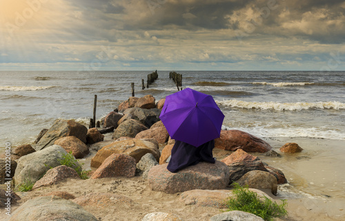 Kurzeme coastal of the Baltic Sea is a famous historical place of numerous vi...