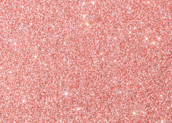Rose gold glitter texture pink red sparkling shiny wrapping paper background for Christmas holiday seasonal wallpaper  decoration, greeting and wedding invitation card design element
