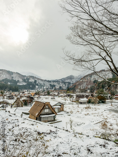 Shirakawa village in Gifu, Japan